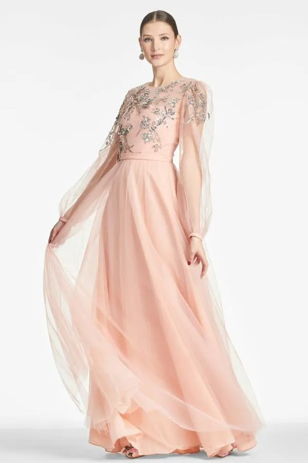 Sachin and Babi Freyja Gown 8211 Morganite Morganite Women Plus Sizes