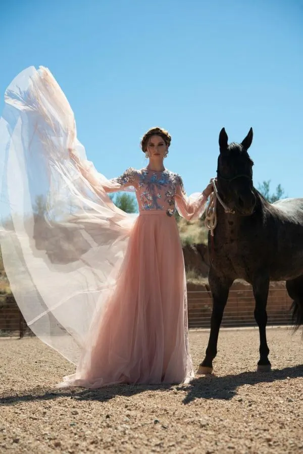 Sachin and Babi Freyja Gown 8211 Morganite Morganite Women Plus Sizes