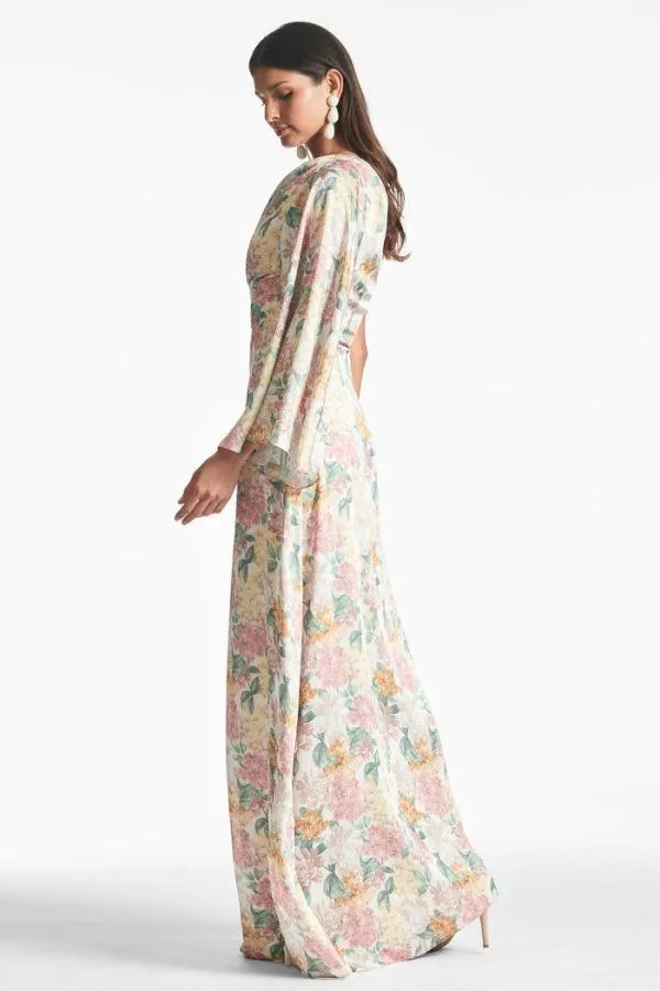 Sachin and Babi Keely Gown 8211 Antique Bouquet Antique Bouquet Women Plus Sizes