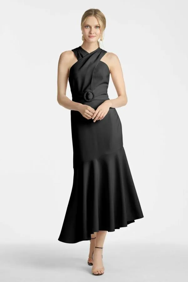 Sachin and Babi Naomi Dress 8211 Black Black Women Midi