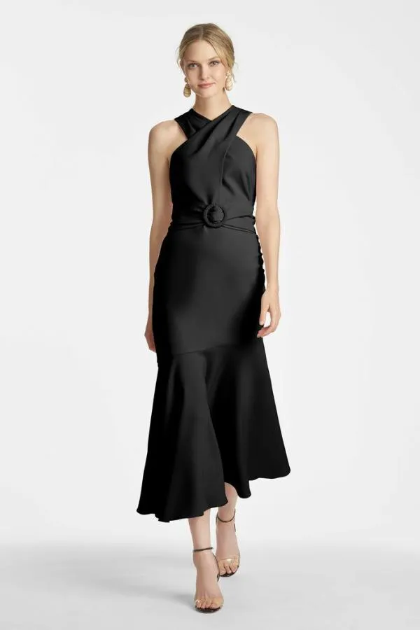 Sachin and Babi Naomi Dress 8211 Black Black Women Midi