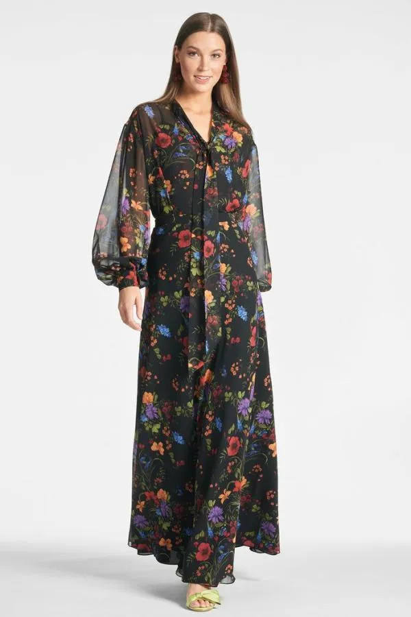 Sachin and Babi Nora Top 8211 Noir Wildflower Noir Wildflower Women Tops and Blouses