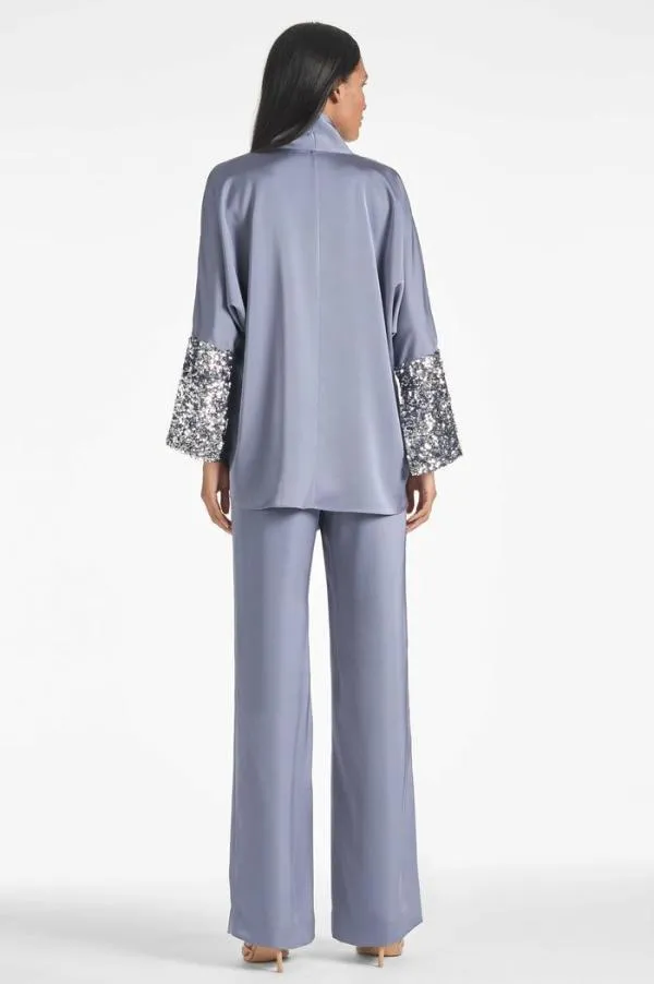 Sachin and Babi Reid Top 8211 Cool Grey Cool Grey Women Plus Sizes