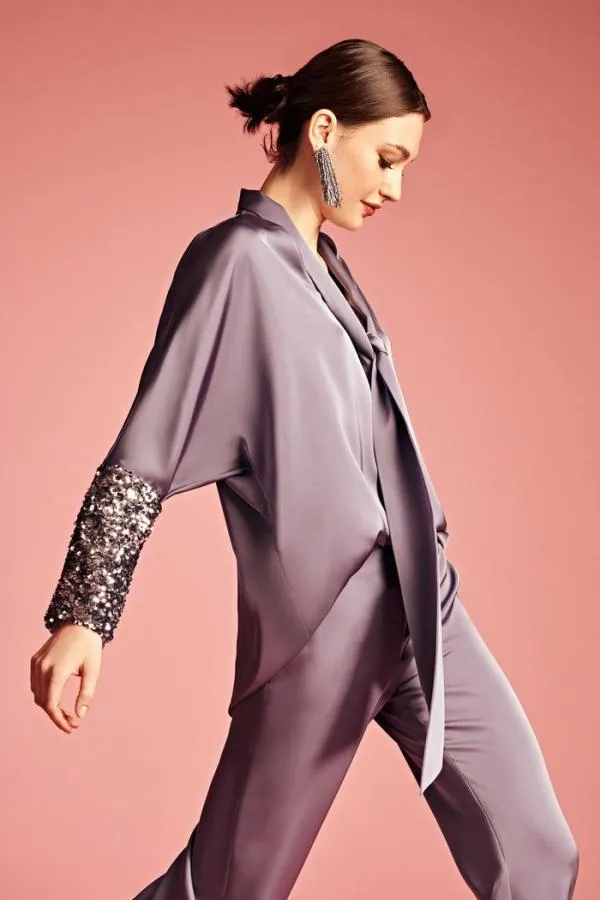 Sachin and Babi Reid Top 8211 Cool Grey Cool Grey Women Plus Sizes