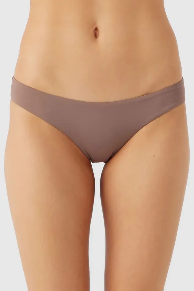 SALTWATER SOLIDS MATIRA HIPSTER CHEEKY BOTTOMS Deep Taupe Women O039NEILL Collections