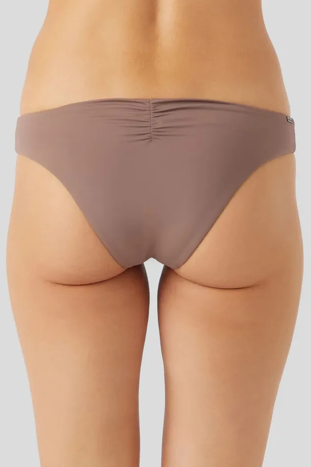 SALTWATER SOLIDS MATIRA HIPSTER CHEEKY BOTTOMS Deep Taupe Women O039NEILL Collections