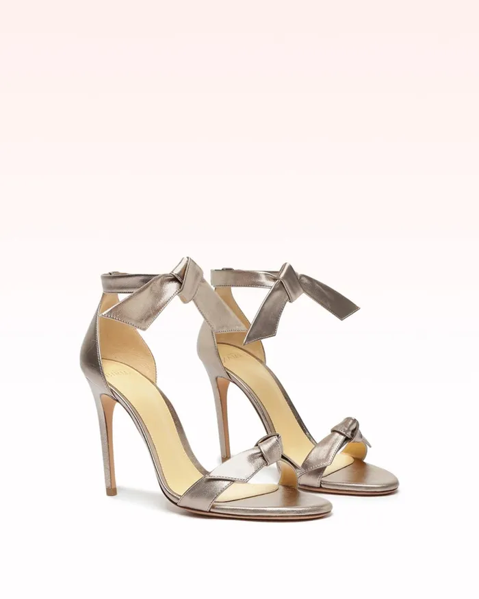 Sandals Women Alexandre Birman Clarita 100 Metallic Luna Luna