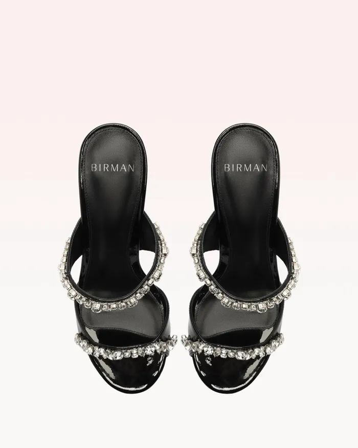 Sandals Women Alexandre Birman Gianna Crystal 85 Black