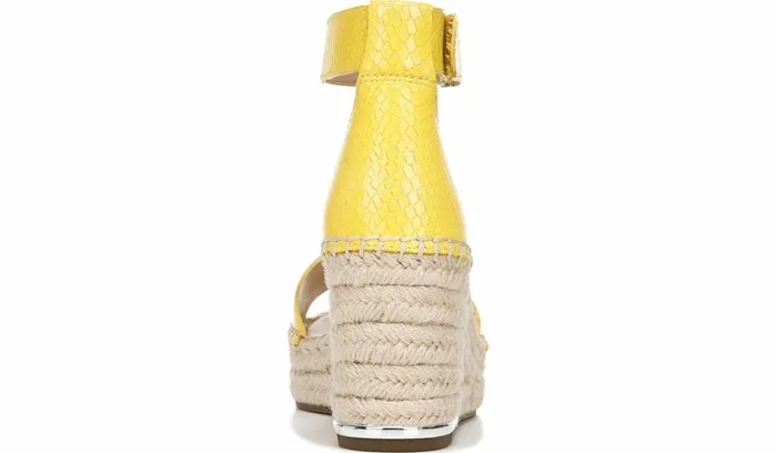 Sandals Women Franco Sarto Franco Clemens 4 Espadrille Wedge Sandal Yellow