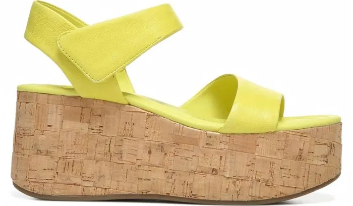 Sandals Women Franco Sarto Sarto Demi 2 Platform Wedge Sandal Limeade Leather