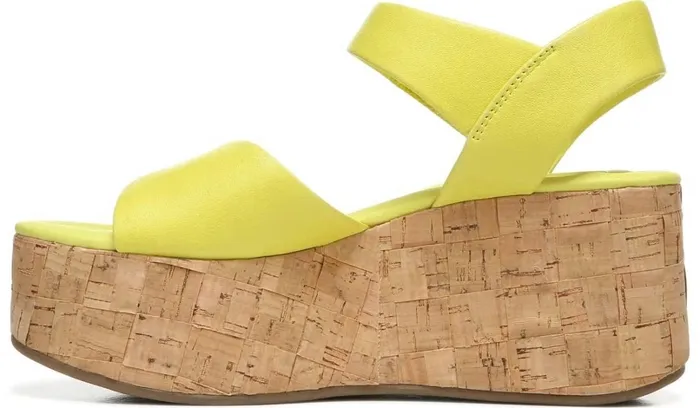 Sandals Women Franco Sarto Sarto Demi 2 Platform Wedge Sandal Limeade Leather