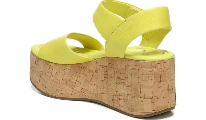 Sandals Women Franco Sarto Sarto Demi 2 Platform Wedge Sandal Limeade Leather
