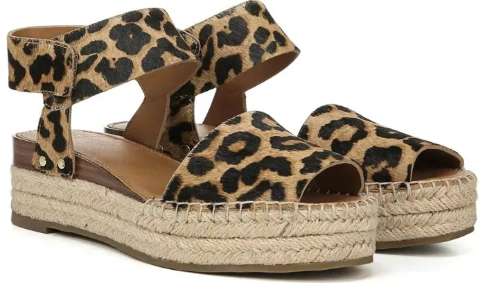 Sandals Women Franco Sarto Sarto Oak Espadrille Sandal Leopard Print Calf Hair Sandals Women Franco Sarto Sarto Oak Espadrille Sandal Leopard Print Calf Hair