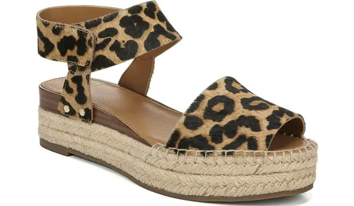 Sandals Women Franco Sarto Sarto Oak Espadrille Sandal Leopard Print Calf Hair Sandals Women Franco Sarto Sarto Oak Espadrille Sandal Leopard Print Calf Hair