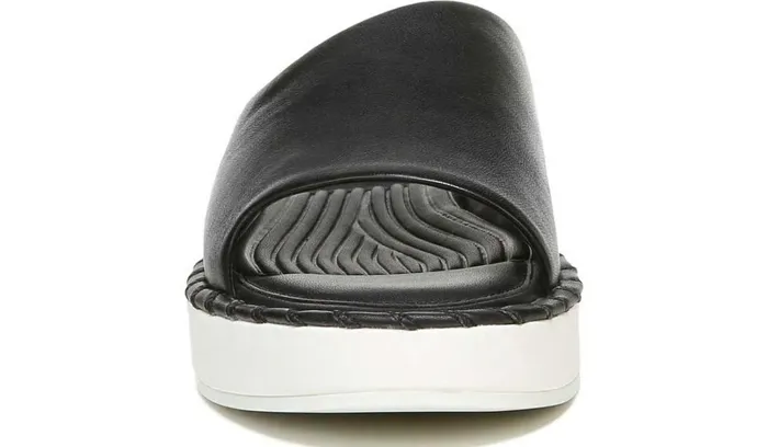 Sandals Women Franco Sarto Sarto Zoe Slide Sandal Black Leather