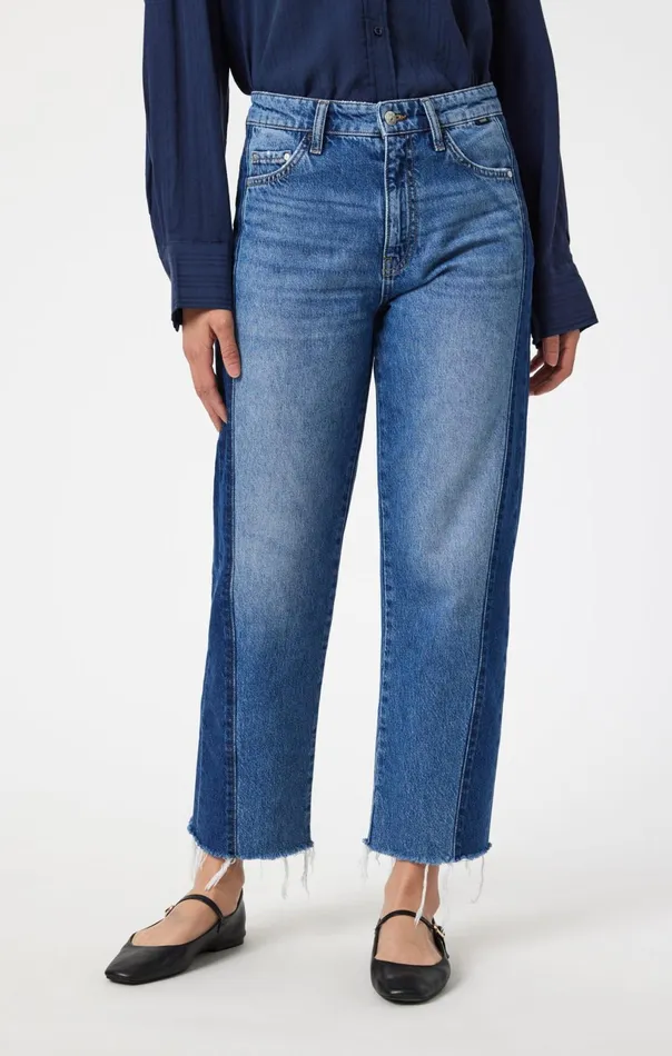 Savannah Straight Leg In Mix Blue Blocking Women Mavi Jeans Denim Savannah Straight Leg In Mix Blue Blocking Women Mavi Jeans Denim
