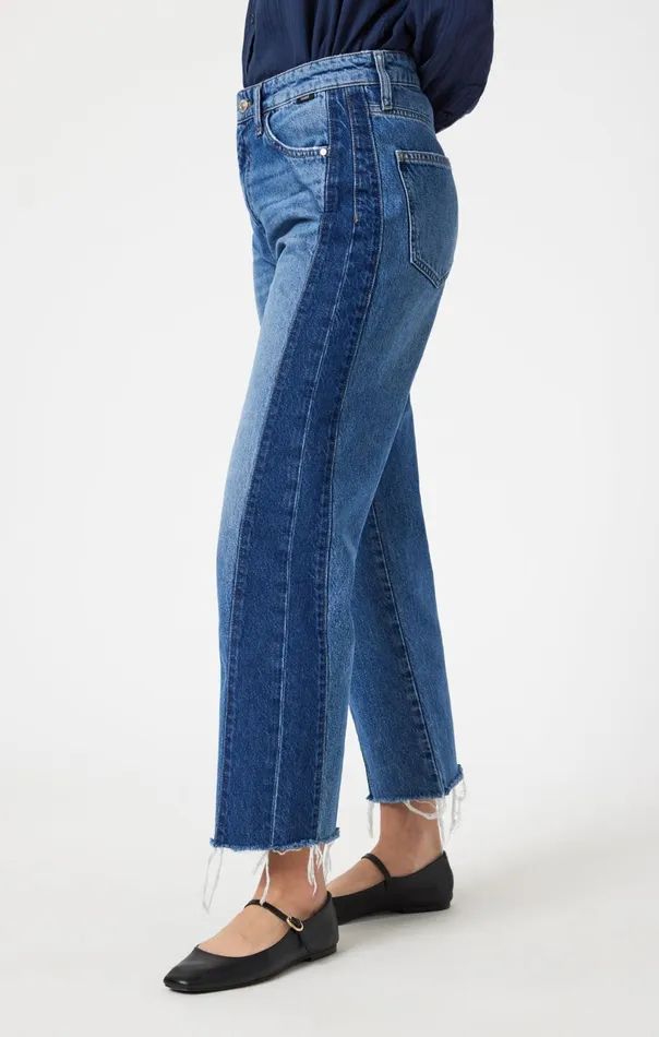 Savannah Straight Leg In Mix Blue Blocking Women Mavi Jeans Denim Savannah Straight Leg In Mix Blue Blocking Women Mavi Jeans Denim