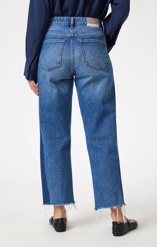 Savannah Straight Leg In Mix Blue Blocking Women Mavi Jeans Denim Savannah Straight Leg In Mix Blue Blocking Women Mavi Jeans Denim