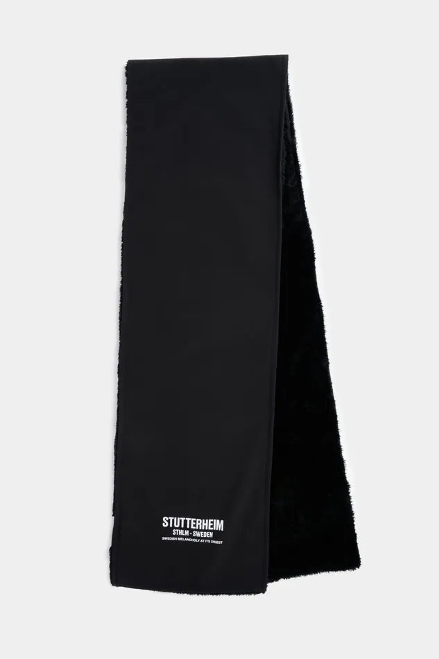 Scarves Women Stutterheim Rain Scarf Matte Black