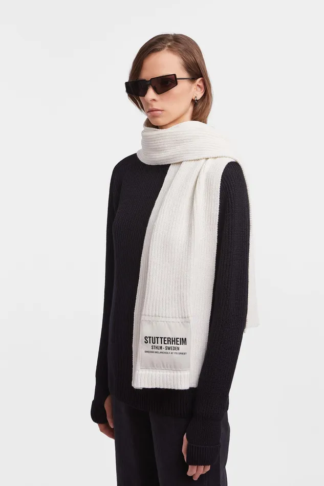 Scarves Women Stutterheim Wrap Scarf OffWhite