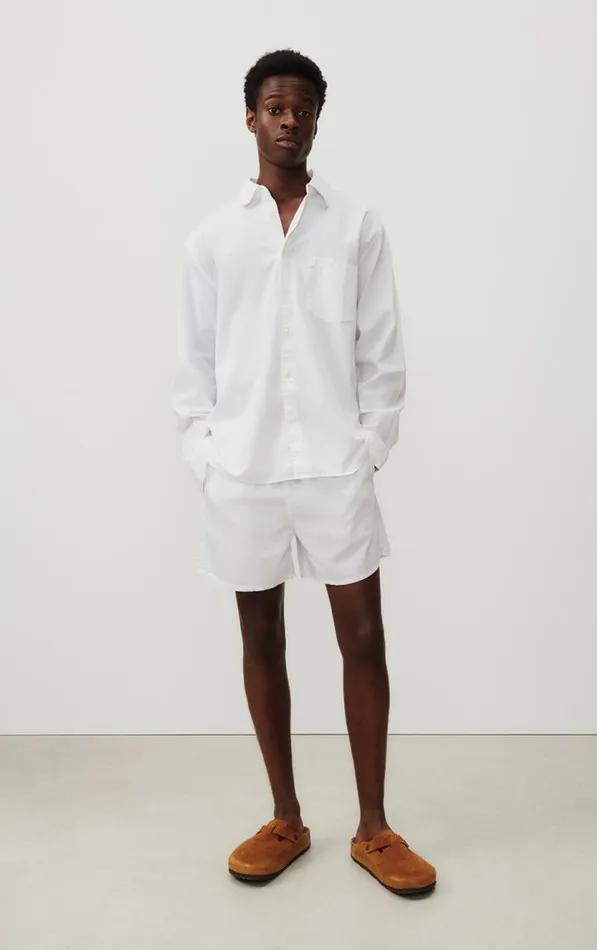 Shirt Iskorow White Men American Vintage Shirts Shirt Iskorow White Men American Vintage Shirts