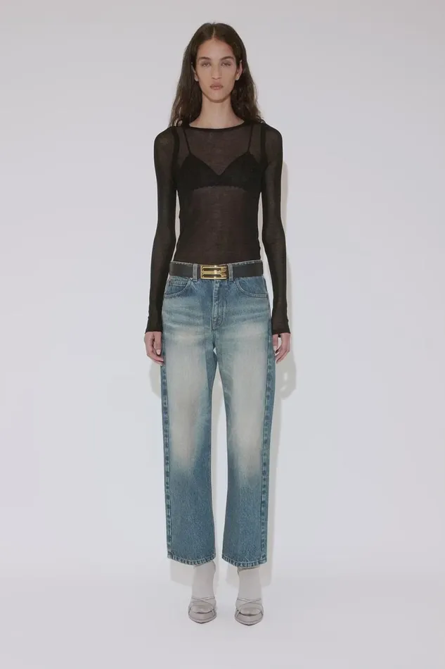 Shirts and Tops Women Victoria Beckham Crew Neck Long Sleeve Top In Black