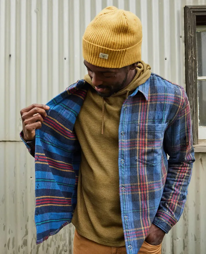 Shirts Men8217s Over And Out Reversible Long Sleeve Shirt Cornflower ToadandCo