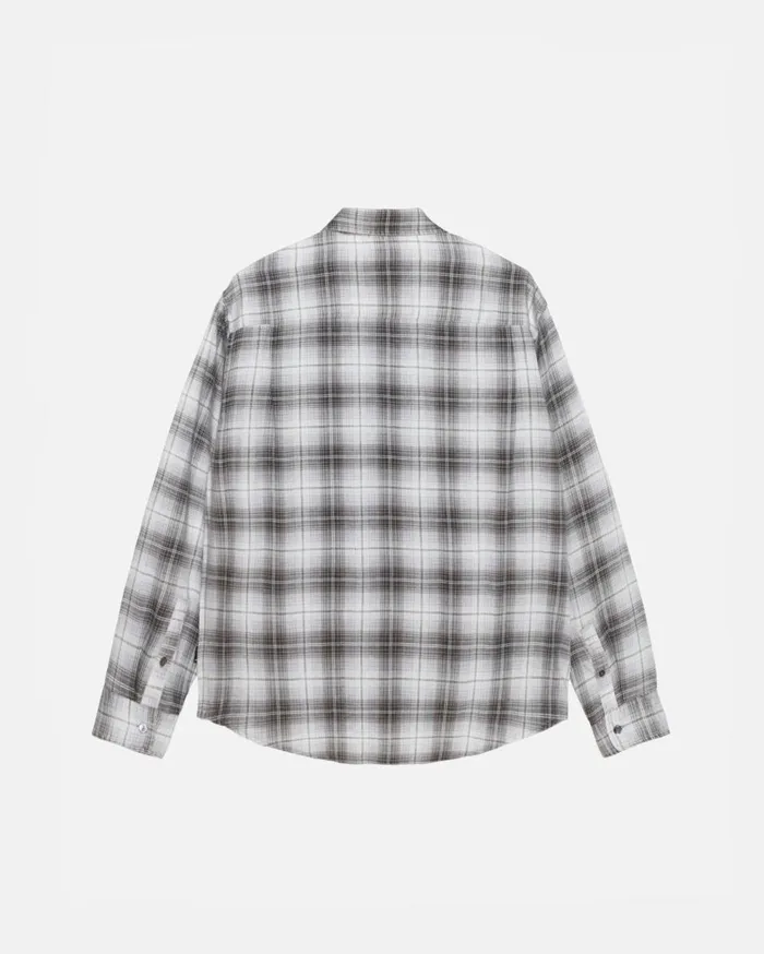 Shirts MenWomen Stussy MATTHEW SHIRT LG PRINTED PLAID Brown