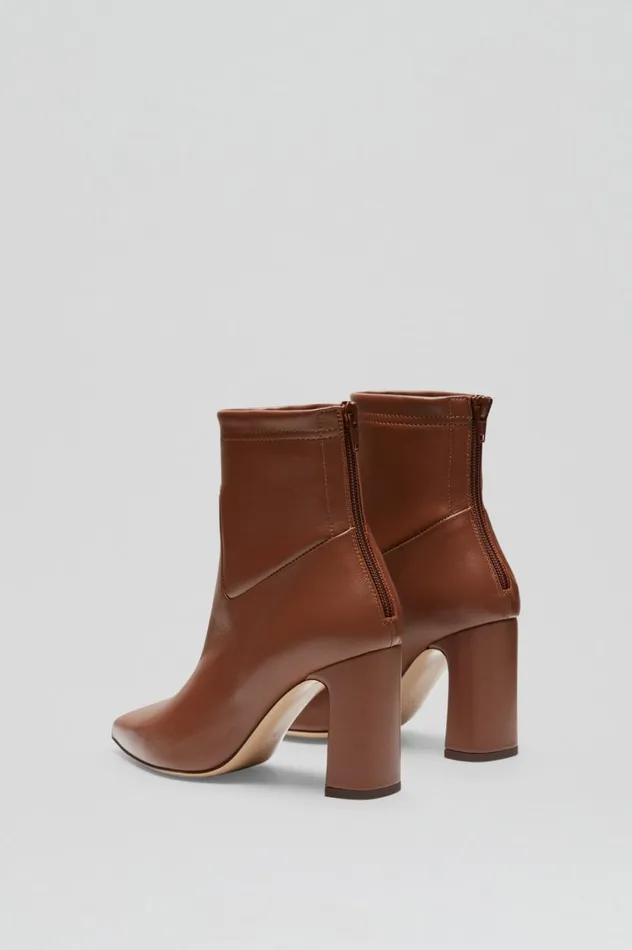 Shoes Women Scanlan Theodore STRETCH ANKLE BOOT 85 Cocoa Shoes Women Scanlan Theodore STRETCH ANKLE BOOT 85 Cocoa