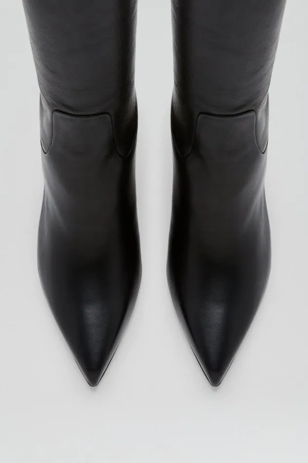 Shoes Women Scanlan Theodore STRETCH BELOW THE KNEE BOOT 85 Black Shoes Women Scanlan Theodore STRETCH BELOW THE KNEE BOOT 85 Black