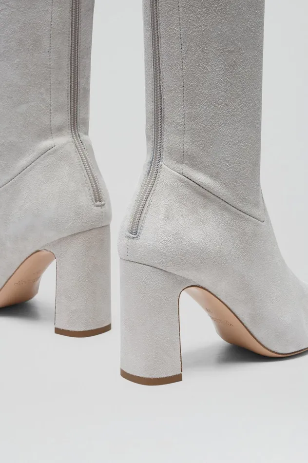 Shoes Women Scanlan Theodore STRETCH SUEDE OVER THE KNEE BOOT 85 Stone Shoes Women Scanlan Theodore STRETCH SUEDE OVER THE KNEE BOOT 85 Stone