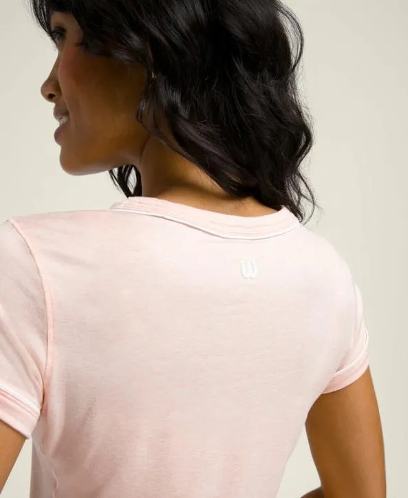 Short Sleeve Shirts Women Wilson All Day Tee Sherbet Short Sleeve Shirts Women Wilson All Day Tee Sherbet