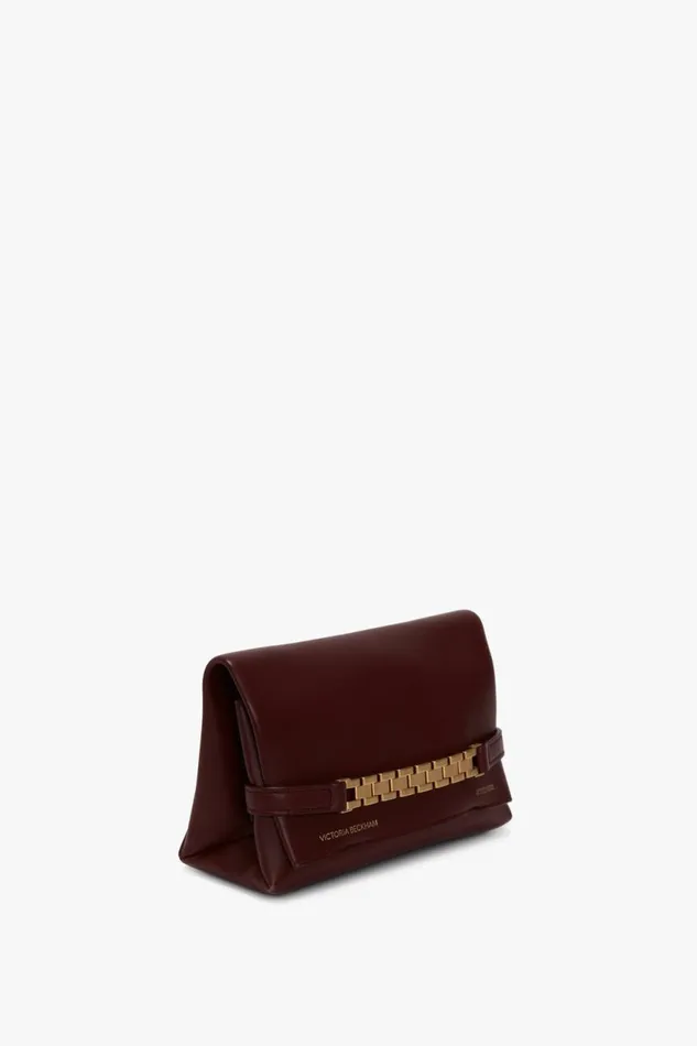 Shoulder Bags Women Victoria Beckham Mini Chain Pouch With Long Strap In Burgundy Leather Shoulder Bags Women Victoria Beckham Mini Chain Pouch With Long Strap In Burgundy Leather