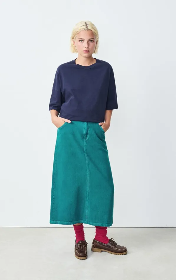 Skirt Nyolow Overdyed Emerald Women American Vintage Skirts Skirt Nyolow Overdyed Emerald Women American Vintage Skirts