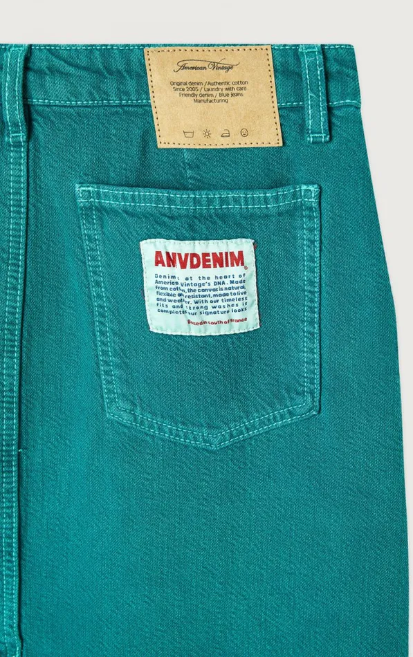 Skirt Nyolow Overdyed Emerald Women American Vintage Skirts Skirt Nyolow Overdyed Emerald Women American Vintage Skirts