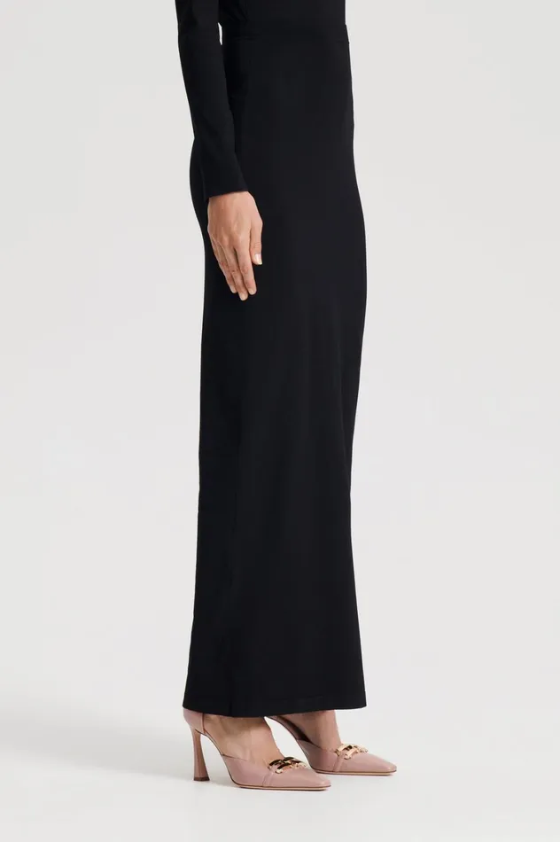 Skirts Women Scanlan Theodore MICRO KNIT SKIRT Black Skirts Women Scanlan Theodore MICRO KNIT SKIRT Black