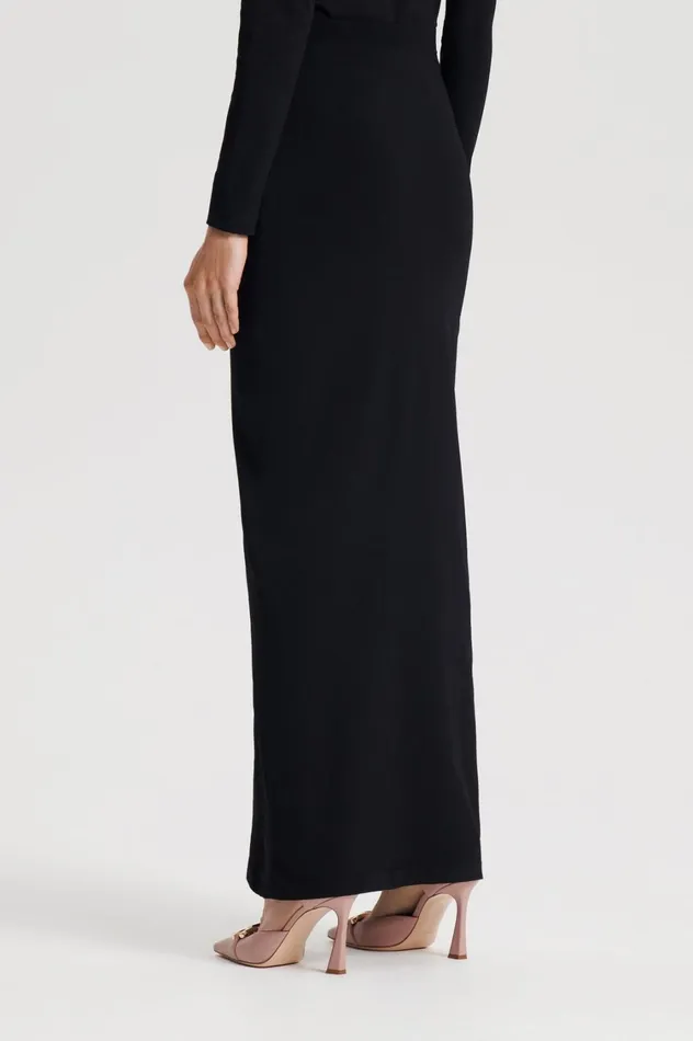 Skirts Women Scanlan Theodore MICRO KNIT SKIRT Black Skirts Women Scanlan Theodore MICRO KNIT SKIRT Black