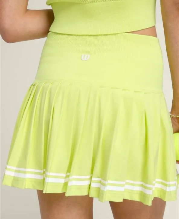 Skirts Women Wilson Midtown Tennis Skirt Sunny Lime