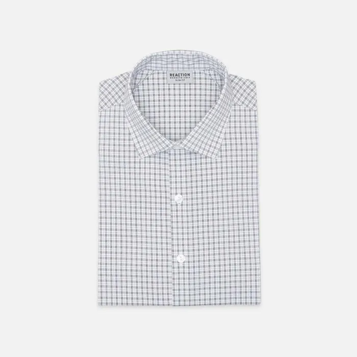 Slim Tek Fit Spread Collar Dress Shirt Wine Men Kenneth Cole Dress Shirts