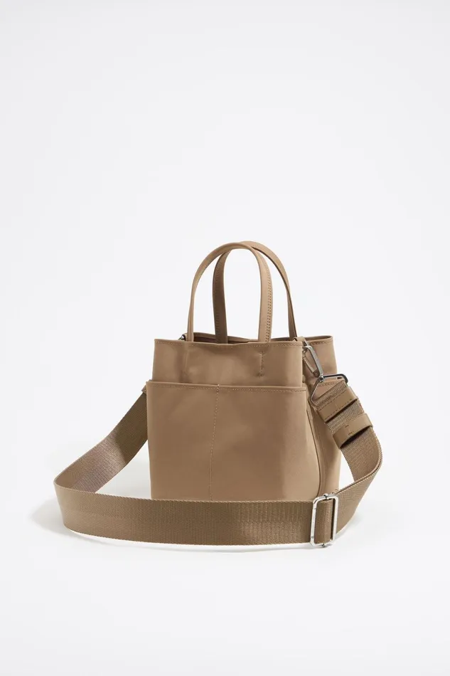 Small Bark Brown Nylon Chihuahua Bag Bark Women Bimba Y Lola Crossbody Bags