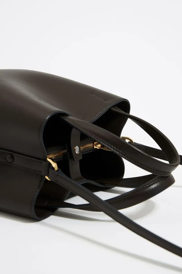Small Olive Leather Chihuahua Bag Olive Women Bimba Y Lola Shoulder Bags