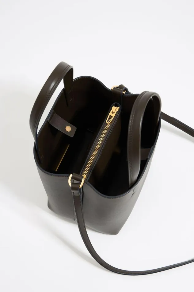 Small Olive Leather Chihuahua Bag Olive Women Bimba Y Lola Shoulder Bags