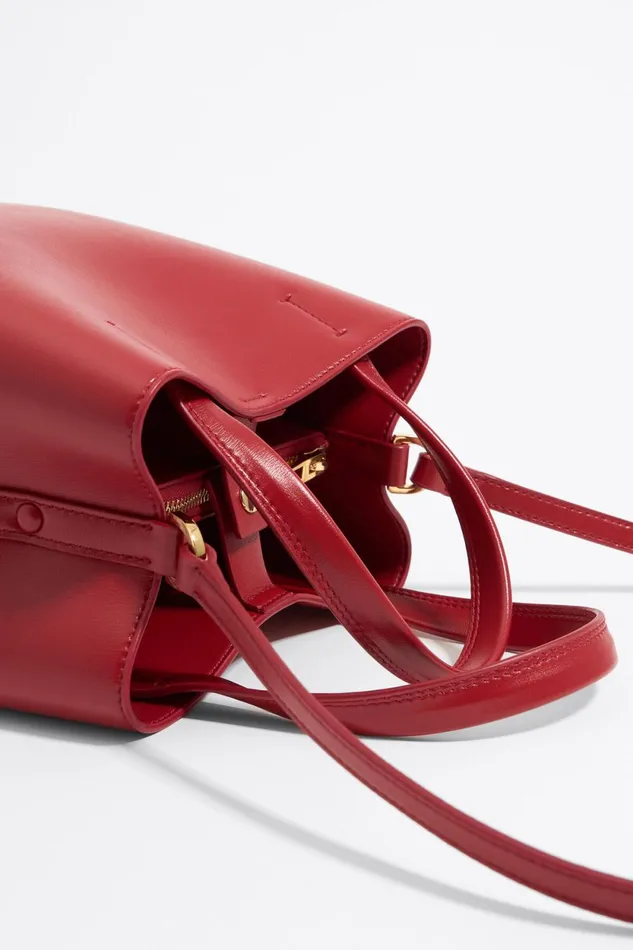 Small Red Leather Chihuahua Bag Red Women Bimba Y Lola Chihuahua Bags
