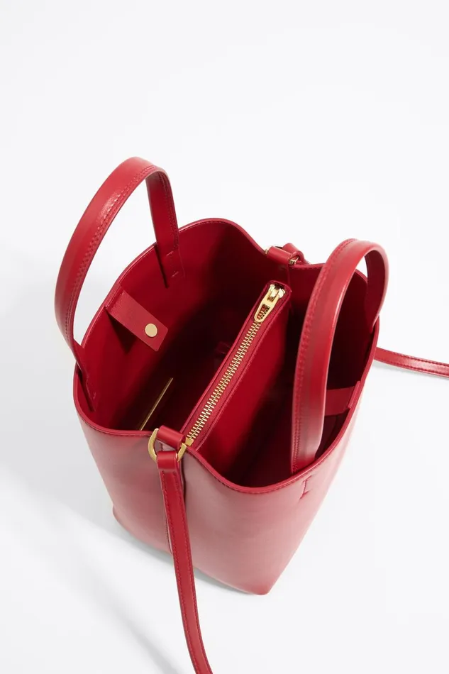 Small Red Leather Chihuahua Bag Red Women Bimba Y Lola Chihuahua Bags