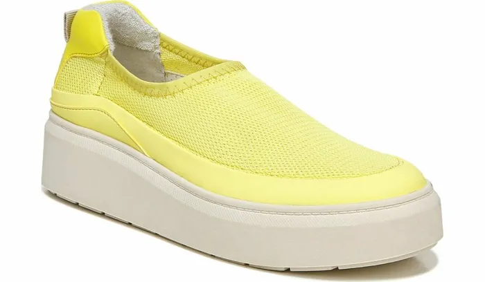 Sneakers Women Franco Sarto Franco Lin Platform Slip On Sneaker Yellow Fabric Sneakers Women Franco Sarto Franco Lin Platform Slip On Sneaker Yellow Fabric