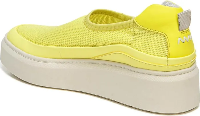 Sneakers Women Franco Sarto Franco Lin Platform Slip On Sneaker Yellow Fabric