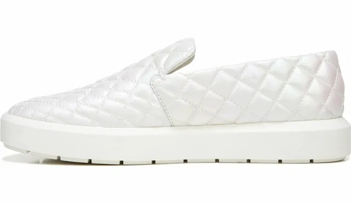 Sneakers Women Franco Sarto Sarto Prato 3 Slip On Platform Sneaker Pearl Leather