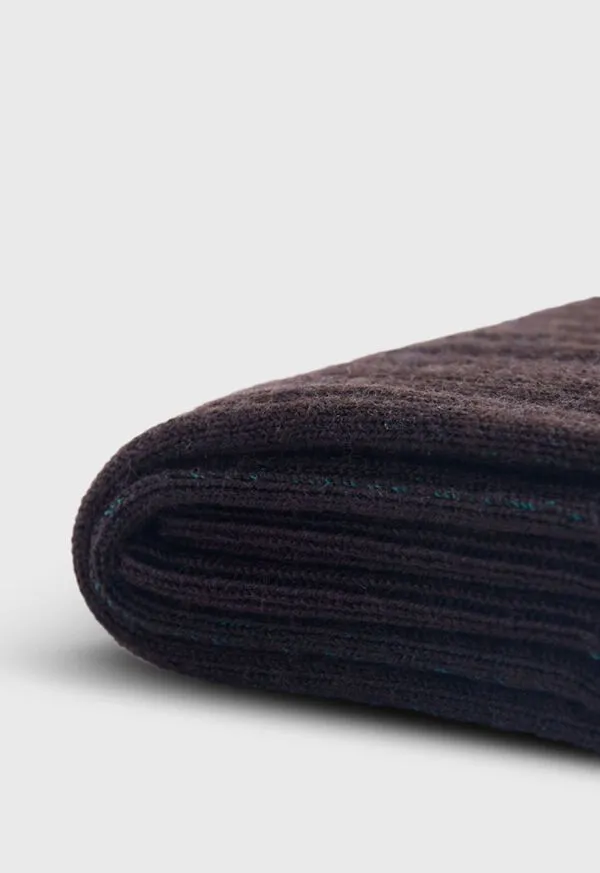 Socks Paulstuart Mens Wool and Cotton Shadow Stripe Sock Blue Socks Paulstuart Mens Wool and Cotton Shadow Stripe Sock Blue