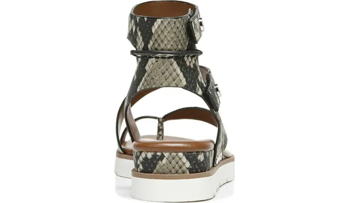 Sport Sandals Women Franco Sarto Franco Daven Gladiator Sandal Roccia Snake Faux Leather