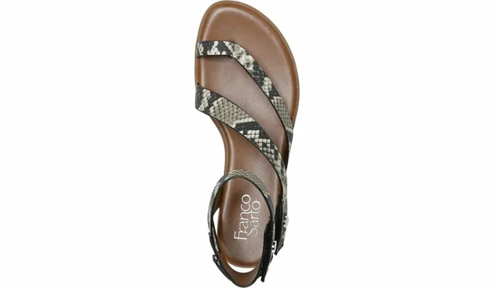 Sport Sandals Women Franco Sarto Franco Daven Gladiator Sandal Roccia Snake Faux Leather